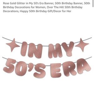 Birthday Decor, Banner | Taylor Swift | “In My 50’s Era” | NWT